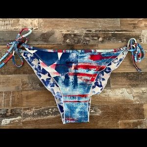 American flag bikini bottom